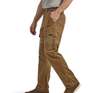 Pantalon cargo long décontracté léger pour homme, couleur personnalisée 2026, vente chaude, fabriqué au Pakistan, vente directe d'usine - Product Image 3