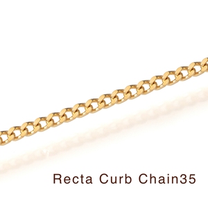 สร้อยคอแบบ Curb Chain ทองคำแท้ 18k จากญี่ปุ่น ยี่ห้อ Recta ขายเป็นเมตร ทองคำ Au750 - Product Image 5