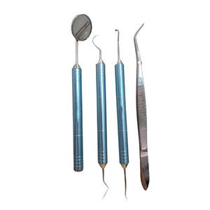 ชุดตรวจทางทันตกรรมแบบมืออาชีพ MEDZORA SURGICAL ชุดอุปกรณ์วินิจฉัยทำจากสแตนเลส ประกอบด้วยกระจก ที่ตรวจ ปากคีบ และอุปกรณ์ตรวจสอบช่องปาก - Product Image 3