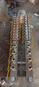 Dubey International 8 in 8 Out Ball Valve Water Manifold for Pet Mold with 2-Year Warranty Rust Free & Long Service Life - Product Image 3