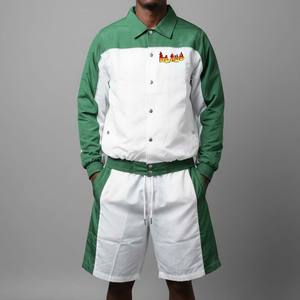 Ensemble 2 pièces décontracté d'été pour homme AFSAR SPORTS, imprimé sur mesure, 100 % coton, écologique, respirant, streetwear, couleur unie - Product Image 1