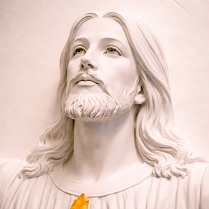 Escultura de Relieve 3D del Sagrado Corazón de Jesús |   Mural Relieve Religioso Tradicional Hecho a Mano de Gran Escala (5x4 pies) |   Muro Católico - Product Image 4