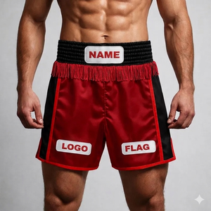 Shorts de combat MMA BJJ de qualité exportée, certifiés, pour entraînement intensif, avec logo personnalisé, confortables pour la boxe - Product Image 6