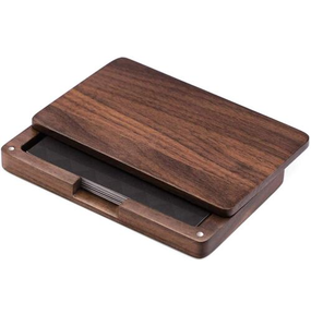 Wood Promotional <b>Card</b> Case Tabletop Display Wooden Business <b>Cards</b> Note Holder Display Rack <b>Card</b> Holder Office Supplies - Product Image 1
