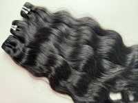 Extensions de cheveux humains vierges Remy vietnamiens, tissages super double trame, trame tirée, mèches de cheveux bruts, lisses comme des baguettes, ondulés naturels, tous types