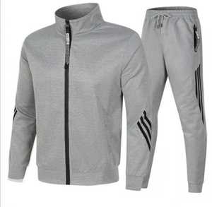 Men's Tracksuit Full <b>Zip</b> <b>Hooded</b> Collar Sporty Style Solid Color Printed 100% Cotton Blend Spring Wear Regular Fit Streetwear - Product Image 5