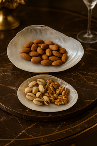 ภาชนะเสิร์ฟขนมหวาน ผลไม้อบแห้ง ทำจากไม้กระถินเทศ รูปทรงใบไม้ เคลือบเงา งานแฮนด์เมด คุณภาพพรีเมียม เป็นมิตรกับสิ่งแวดล้อม ดีไซน์หรูหรา ขายดี - Product Image 6