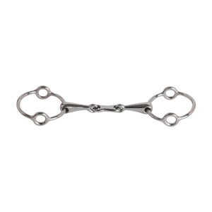Mors de cheval en acier inoxydable, équipement équestre professionnel conçu pour l'entraînement avancé des chevaux, offrant contrôle, confort et sécurité. - Product Image 3