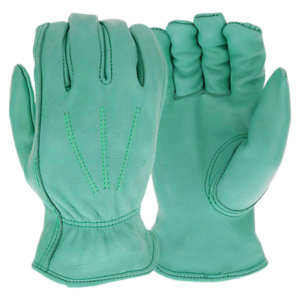 Gants de travail en cuir de vachette beige avec logo personnalisé, gants de sécurité industriels pour conducteurs, résistants à l'abrasion et robustes - Product Image 4