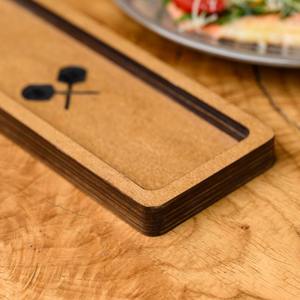 Portacubiertos de madera, perfecto para mesas de comedor, restaurantes, cafeterías, hoteles, eventos y fiestas. Organizador de cubiertos de la India. - Product Image 5