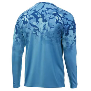 Custom Sublimation Fishing Jersey <b>UV</b> <b>Protection</b> Tournament Long Sleeve Boys SPF50 Fishing <b>Hoodie</b> Quick Dry Adults 100% Polyester - Product Image 2