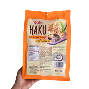 Meilleures ventes : Galettes de riz grillées HaKu saveur sésame et noix de coco séchée 138g – Snack croustillant au sésame et à la noix de coco – Prix compétitif – Vente en gros - Product Image 2