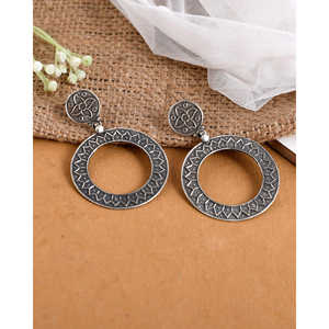 Boucles d'oreilles en argent Meera Jaipur Indu - Product Image 3
