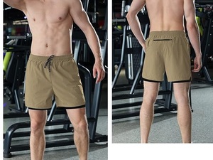 Shorts de course décontractés d'été en promotion – Tenue de rue respirante, shorts de fitness, vêtements de plage, maillots de bain, shorts de jogging pour l'entraînement - Product Image 4