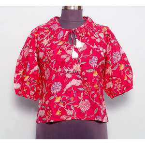 Vestidos de Mujer 100% Algodón, Tejidos a Mano, Florales, Vintage, de Verano y Primavera, Casuales para Oficina, Transpirables, Ecológicos, Mini - Product Image 1