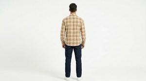 Men's Plaid Flannel <b>Shirt</b> Long Sleeve Button Front Casual Woven Check <b>Shirt</b> for Everyday Wear - Product Image 5