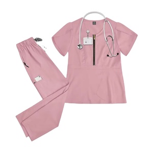 Uniforme médical de salon de beauté clinique pour femme Uniformes chirurgicaux Top + pantalon Articles d'hôpital pour femmes infirmières - Product Image 6