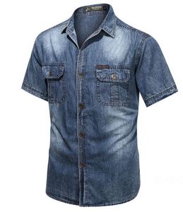 Wholesale <b>Men</b> Denim <b>Shirts</b> Classic Cotton Button Down <b>Shirt</b> Casual Winter Medium Wash Anti-Wrinkle Eco-Friendly Everyday Wear - Product Image 3