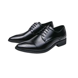 Zapatos de Cuero de Moda de Alta Calidad para Hombre, Punta Redonda Premium, Fabricante OEM, Venta al Por Mayor, Diseño de Exportación - Product Image 6
