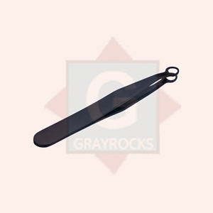 Vente en gros de pinces à épiler de haute qualité à pointe ronde en acier inoxydable, instruments de beauté pour les sourcils, meilleure qualité - Product Image 2