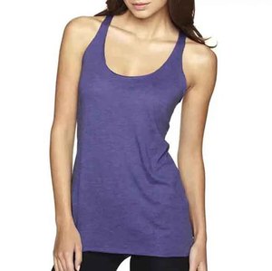 Camiseta de Yoga de Alta Calidad para Mujer, Estilo Racerback, Personalizable, con Cuello Cuadrado, Transpirable, con Logotipo Frontal - Product Image 5