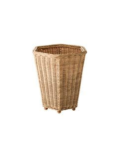 Modern Rattan Waste Bin For Office Desk And Living Room Handmade Eco Friendly Wicker <b>Dustbin</b> Basket Design - Product Image 3