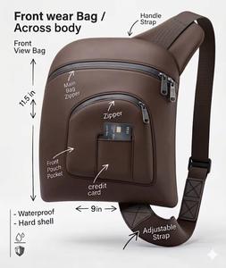 Bolsa de Cuero Impermeable de Alta Calidad con Logotipo Personalizado, Bolso de Mano de Viaje, Bolsas Protectoras Duraderas - Product Image 1