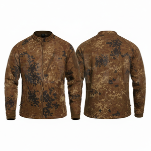 Premium Latest Design Camouflage Full <b>Zip</b> Stand Collar Long Sleeve Outdoor Work Jacket Lightweight Breathable Printed Jacket - Product Image 4