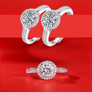 Anillo de Diamante Moissanite de Alta Demanda, Anillo de Joyería de Moda para Mujer, Regalo de Compromiso o Aniversario, Disponible a Precio de Exportación - Product Image 6
