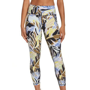 Nuevos Pantalones Deportivos de Cintura Alta para Mujer, a Cuadros, Simples, Ecológicos, Transpirables, Leggings con Estampado por Transferencia de Calor para Entrenamiento, Fitness, Gimnasio, Yoga - Product Image 1