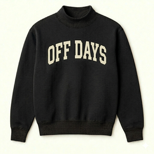 Sweat-shirt à col montant en molleton de coton premium, coupe oversize, chaud, style streetwear décontracté pour l'hiver, haut de style minimaliste - Product Image 5