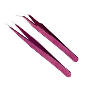 Pinzas de Precisión para Pestañas DANTRIC IMPLANTS YU-866 de Acero Inoxidable con Punta Suave de 10 mm y Agarre Perfecto para Extensiones de Pestañas - Product Image 2