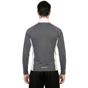 <b>Men's</b> Athletic <b>Compression</b> Mock Neck Long Sleeve <b>Shirt</b> <b>Men's</b> Sports Fitness Long Sleeve T-<b>Shirt</b> Quick-Dry <b>Compression</b> <b>Shirt</b> <b>Men</b> - Product Image 2