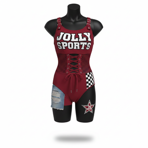 Traje de baño premium para mujer, nailon y spandex, tela suave y elástica, paneles de malla en la cintura, tirantes ajustables, logotipo personalizado. - Product Image 1