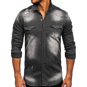 Blouson de moto en jean respirant unisexe personnalisé – Grande taille, design tendance et ample - Product Image 4