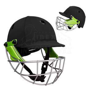 Casco de críquet profesional, equipo de protección ligero para la cabeza, protector facial resistente, acolchado cómodo y ajustable - Product Image 4