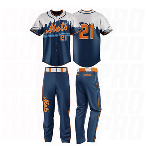 Breathable High Quality Baseball Uniform Short Sleeves Bulk Baseball Uniform Sublimation Sportswear Team Bundle Pack Bags <b>Socks</b> - Product Image 5