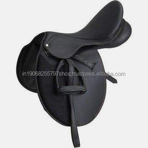 Silla de Montar Inglesa de Cuero de Lujo para Equitación Profesional, Silla Ecuestre Ligera, Resistente y Duradera, Diseño para Entrenamiento - Product Image 1