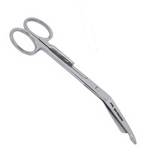 Ciseaux à pansements Lister 5,5 pouces avec clip de poche – Instrument chirurgical médical pour paramédicaux, infirmiers, traumatismes et pansements – Qualité allemande - Product Image 4