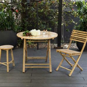 Eco Friendly <b>Bamboo</b> <b>Table</b> Handmade Natural <b>Bamboo</b> Coffee <b>Table</b> for Home and Outdoor - Product Image 5