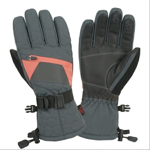 Unisex Youth High Quality Winter Snowboarding <b>Ski</b> <b>Gloves</b> Polyester Full Finger Heat Insulated Windproof Waterproof Custom Logo - Product Image 1