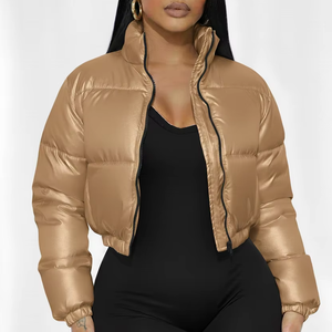 Chaqueta Acolchada de Invierno para Mujer, Diseño Moderno, Chaqueta de Burbujas para Adultos, Chaqueta Abrigada - Product Image 1