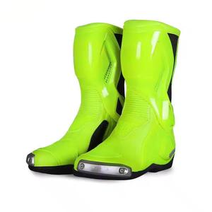 Custom Made Leather Plus Size Waterproof Motorbike Racing Riding Boots New Motorcycle Shoes Men's High Quality Fabric - Product Image 1