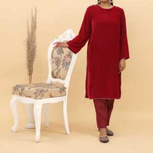 เสื้อเชิ้ตผู้หญิงขนาดใหญ่พิเศษผ้ากำมะหยี่1ชิ้นชุด PW4339คุณภาพดี - Product Image 3