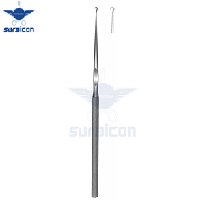 Gancho para Piel Barsky de 15 cm (6 Pulgadas) y 3 mm, Retractor Quirúrgico de Acero Inoxidable, Instrumento Médico para Cirugía Plástica Reconstructiva - Product Image 3