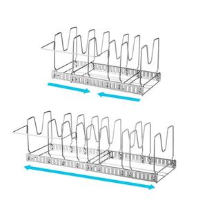Étagère de rangement murale en fer durable à double niveau, personnalisable, pour cuisine commerciale - Organisation polyvalente pour comptoir - Product Image 1
