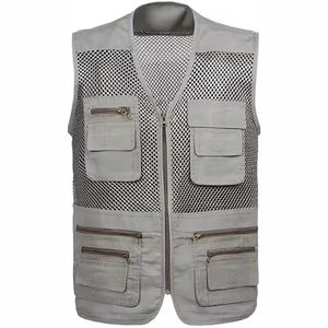 Chaleco de Seguridad Personalizado de Alta Visibilidad, Sin Mangas, Multibolsillos, Ecológico, Transpirable, de Alta Calidad y Venta Caliente, Servicios OEM - Product Image 5