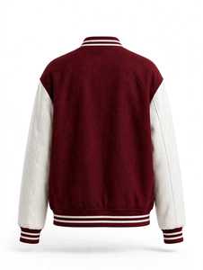 Chaqueta Varsity de Lana para Mujer, Estilo Moderno, Personalizada, de Alta Calidad, Resistente al Viento, Proveedor Directo de Fábrica, Manga Larga, Estilo Letterman - Product Image 2