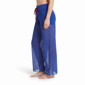Women Sheer Mesh Baggy Pants Breathable Transparent Casual Wear <b>Trousers</b> Women Fashion Transparent Lightweight <b>Trouser</b> - Product Image 4