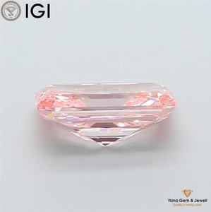 เพชรสีชมพูสดใส ระดับความสะอาด VS2 น้ำหนัก 3.50 กะรัต ผลิตด้วยวิธี CVD รูปทรงเรเดียนท์ พร้อมใบรับรอง IGI เหมาะสำหรับเครื่องประดับสั่งทำ - Product Image 5